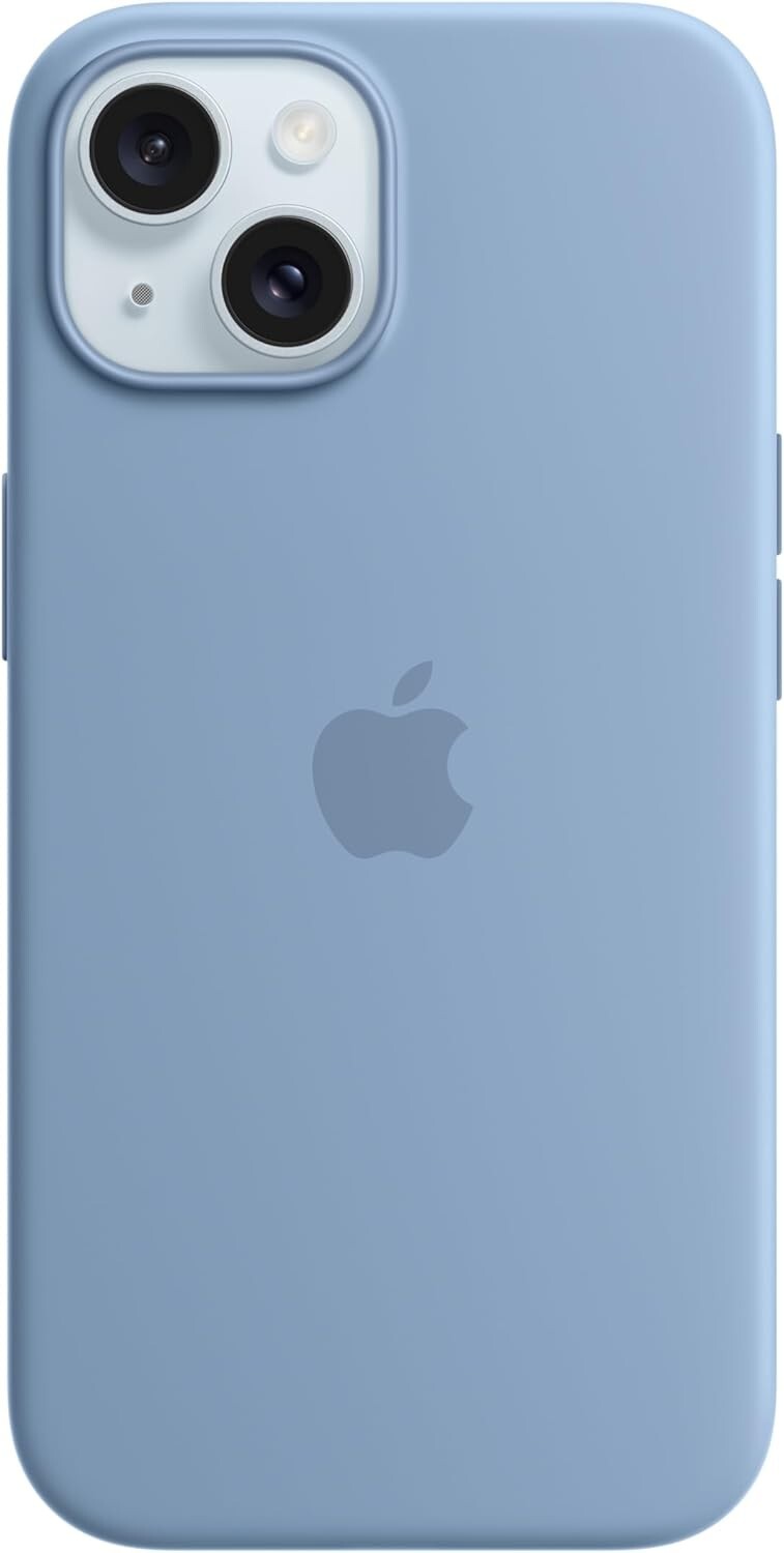 Apple iPhone 15 Silicone MagSafe Winter Blue