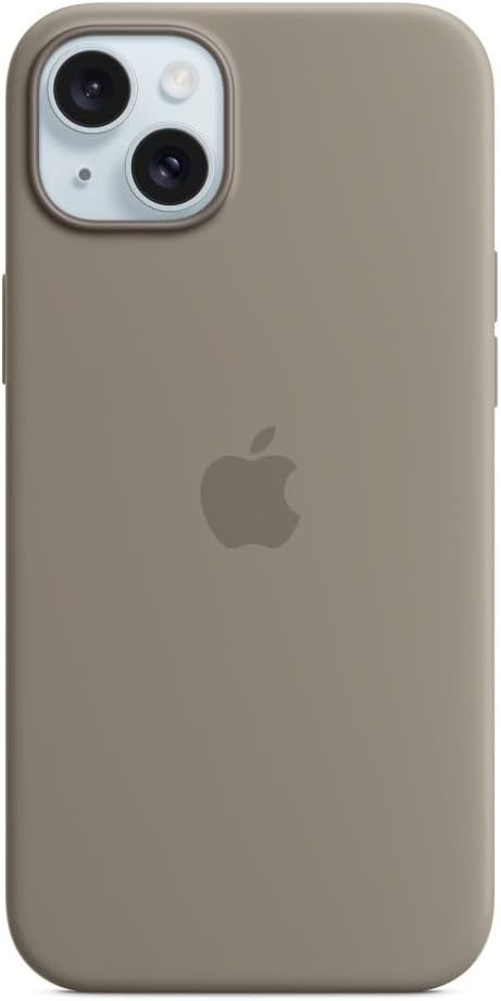 Apple Silicone Case with MagSafe for iPhone 15 Plus - Clay
