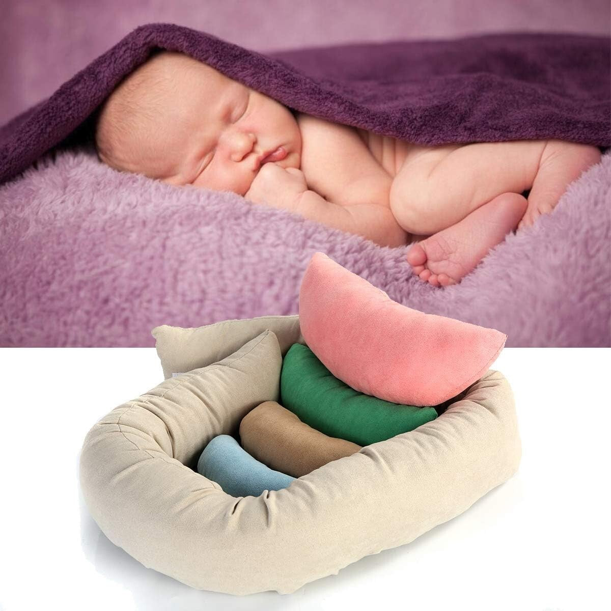 DIY Oenbopo Newborn Photography Props Bundle Baby Photography Basket Pictures