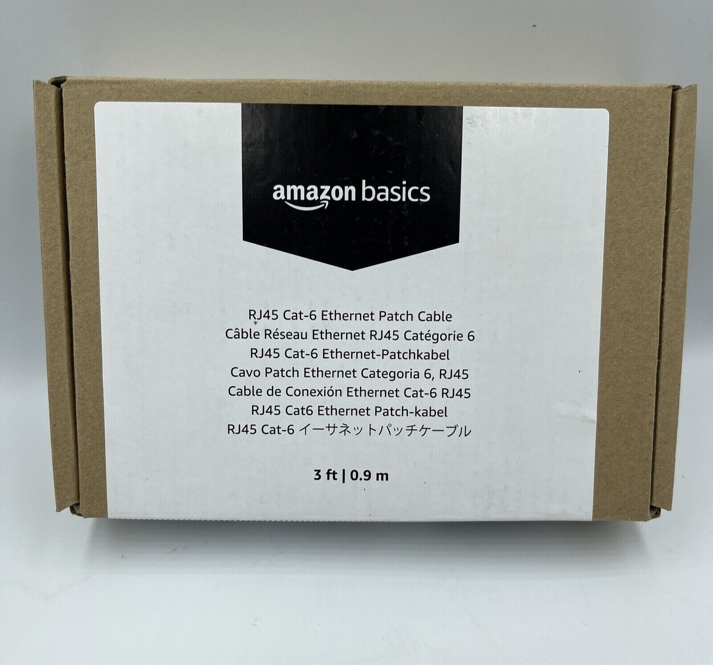 RJ45 Amazon Basics Cat6 Ethernet Patch Internet Cable 3 Foot 09 Meters