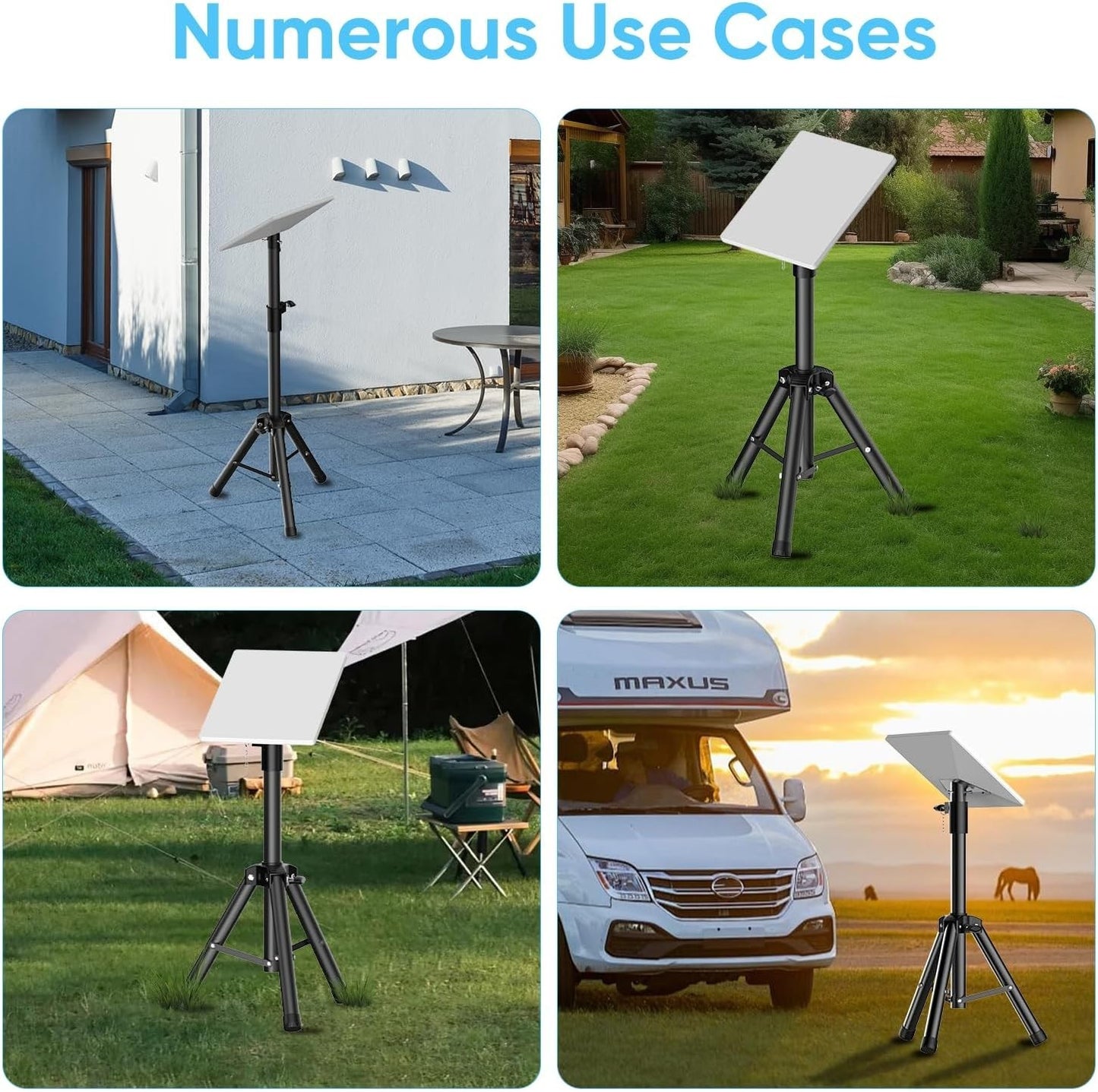 Tripod Bracket for Starlink Mini w/ Adapter Adjustable Portable RV Camping V4