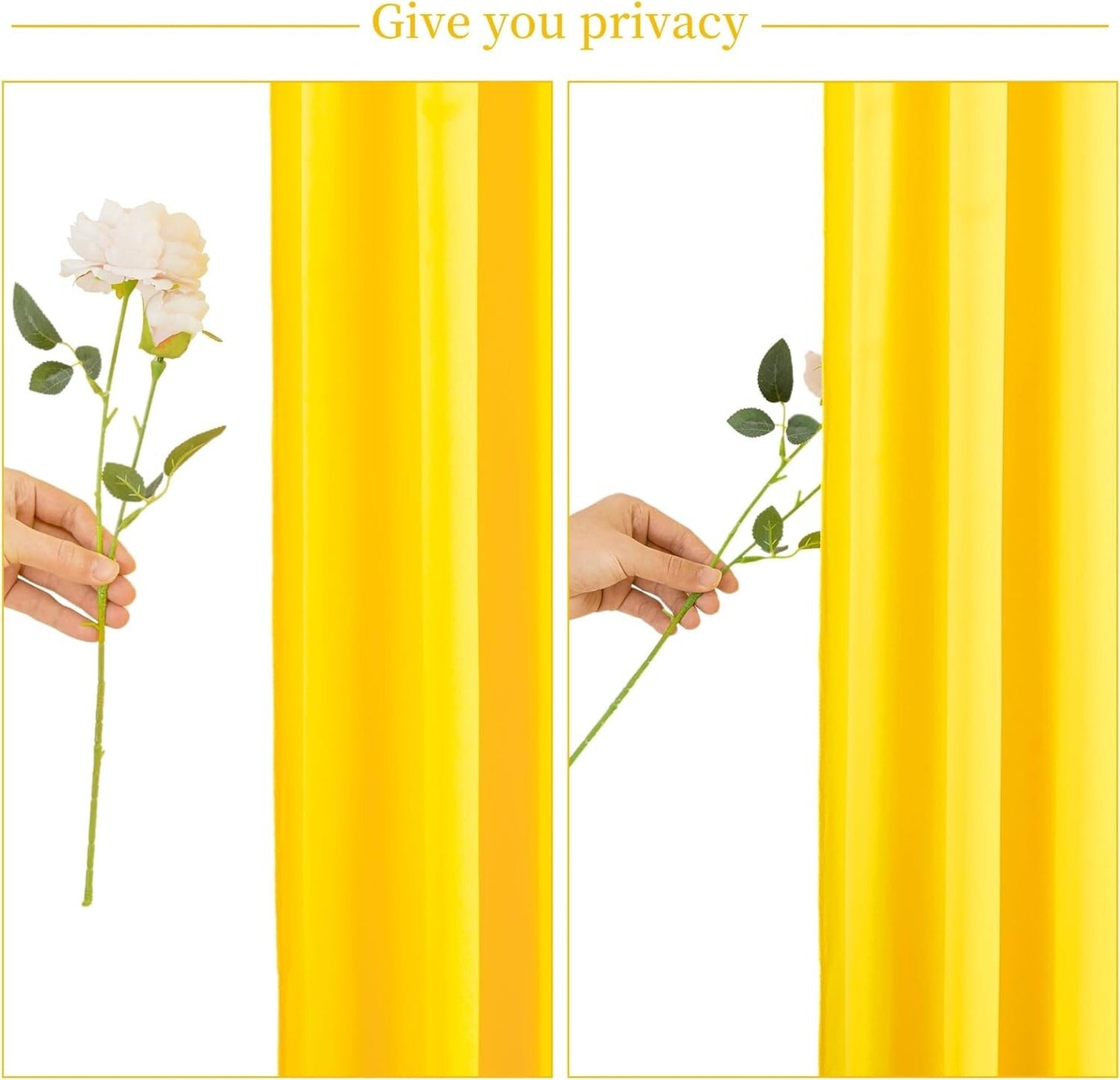 10ft x 7ft Yellow Backdrop Curtain Parties Yellow Wrinkle Free Backdrop Drap