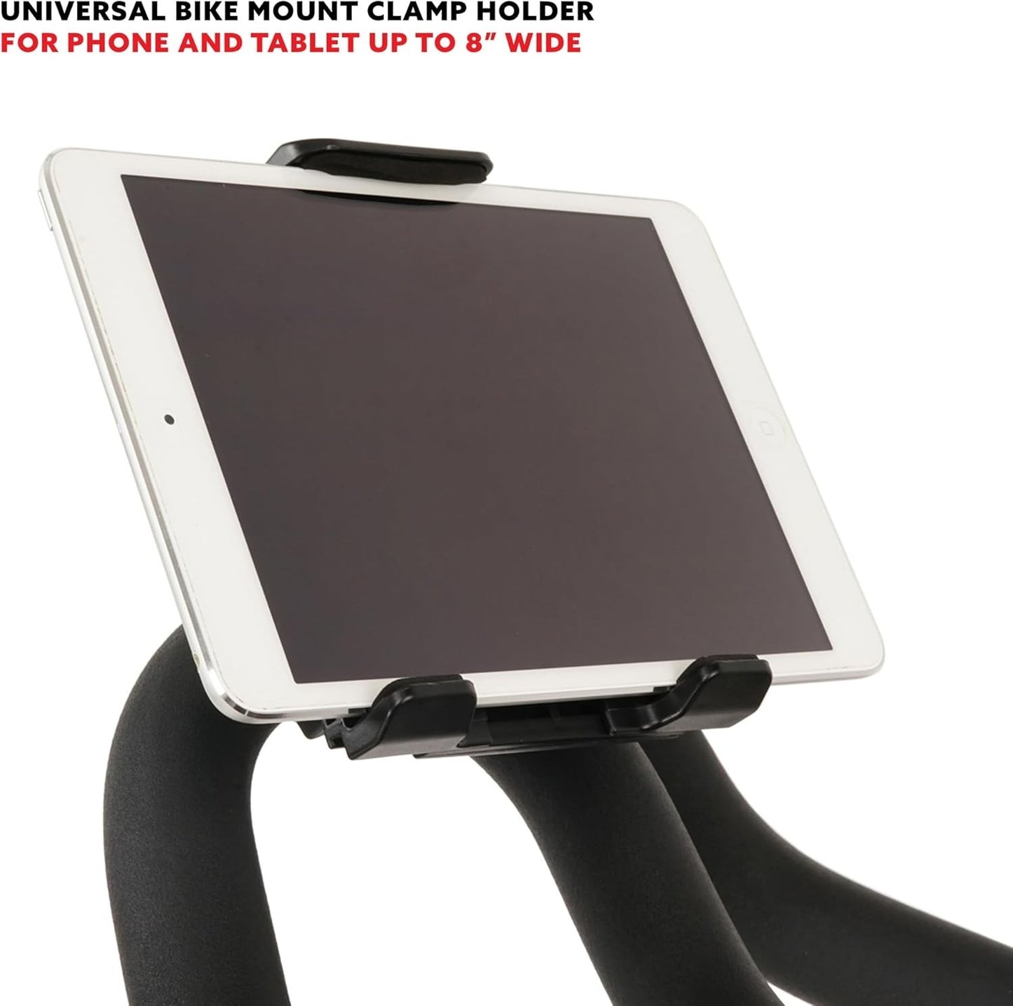 Sunny Phone & Tablet Mount Holder for Bike, Treadmill, Elliptical – Clamp On
