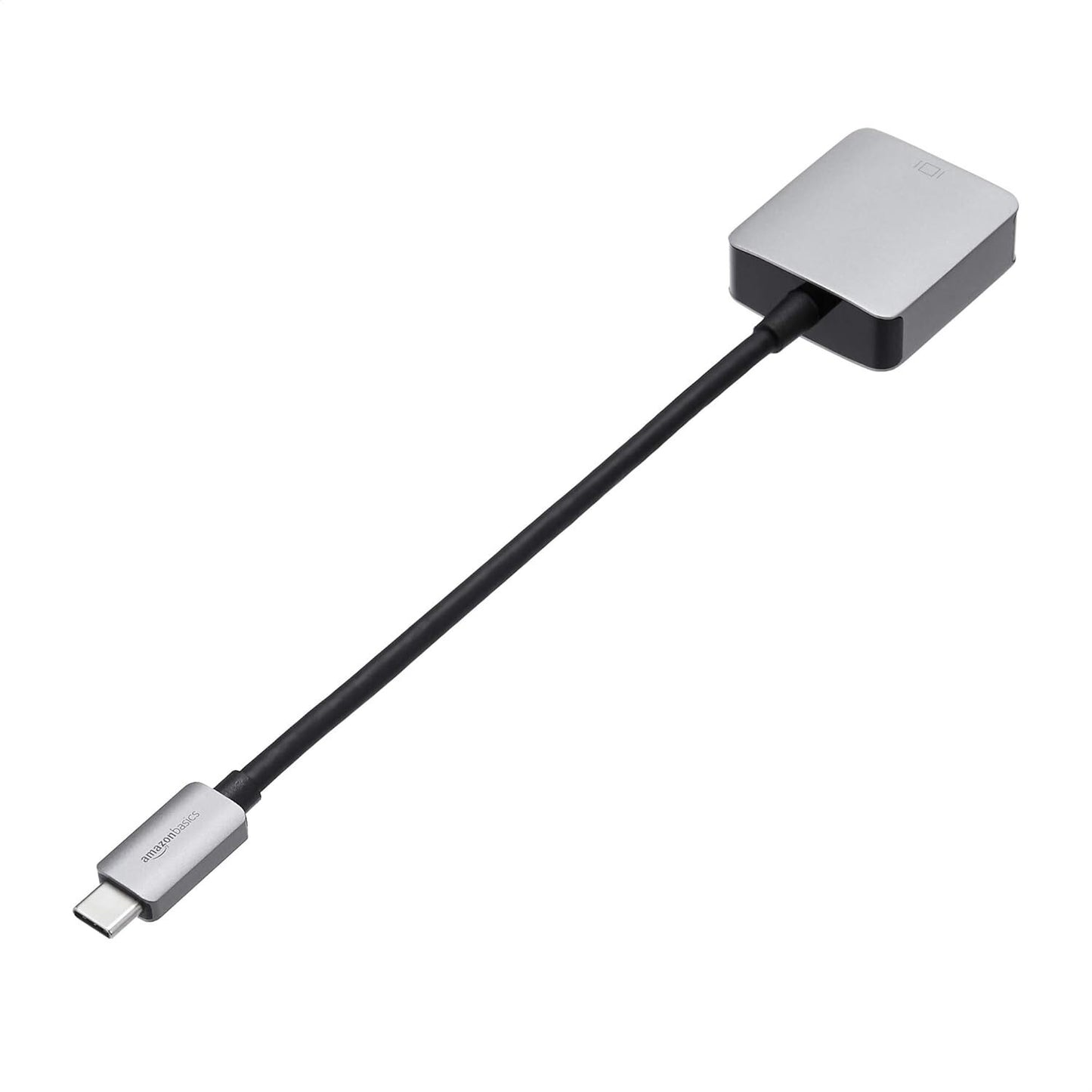 USB VGA Amazon Basics Aluminum 31 Type-C to Adapter 165 x 138 x 063in Gray
