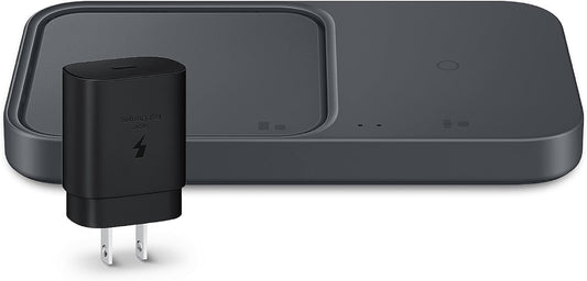 Samsung 15W USB Wireless Charger Duo w C Cable Charge 2 Devices at Once