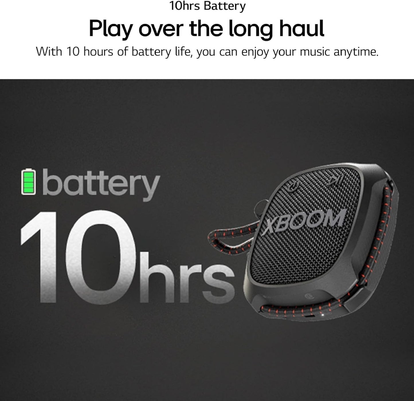 LG XG2T XBOOM Go Bluetooth Speaker Rugged IP67 10Hr Battery Sound Boost
