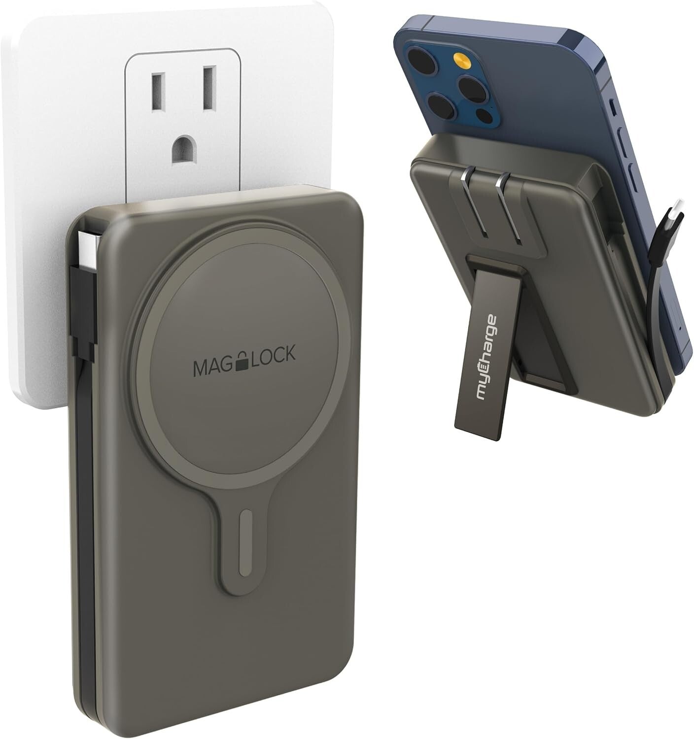 OEM myCharge Portable Wireless Allinone Charger iPhone MagLock Hub 5000mAh