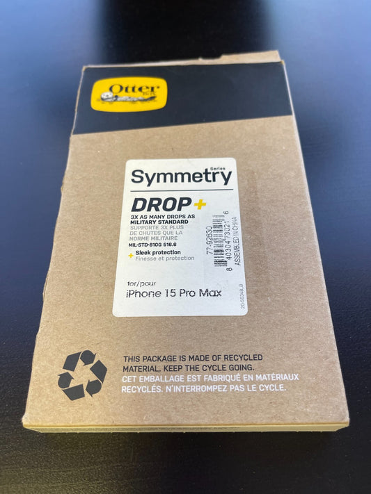 MAX BLACK OtterBox iPhone 15 Pro Only Symmetry Series ultrasleek