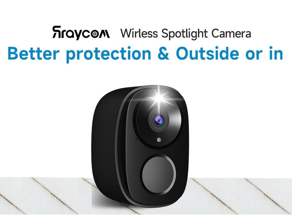 2-Pack Security Cameras Outdoor Wireless Battery Powered WireFree Spotlight Cam
