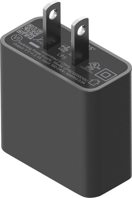 Sonos 10W USB Charger – Compact Power Adapter / Brick, Black, for Roam & More