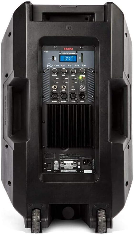 ION Total PA Premier 500W Peak Power Bluetooth PA Speaker System w/ Mic, Lights