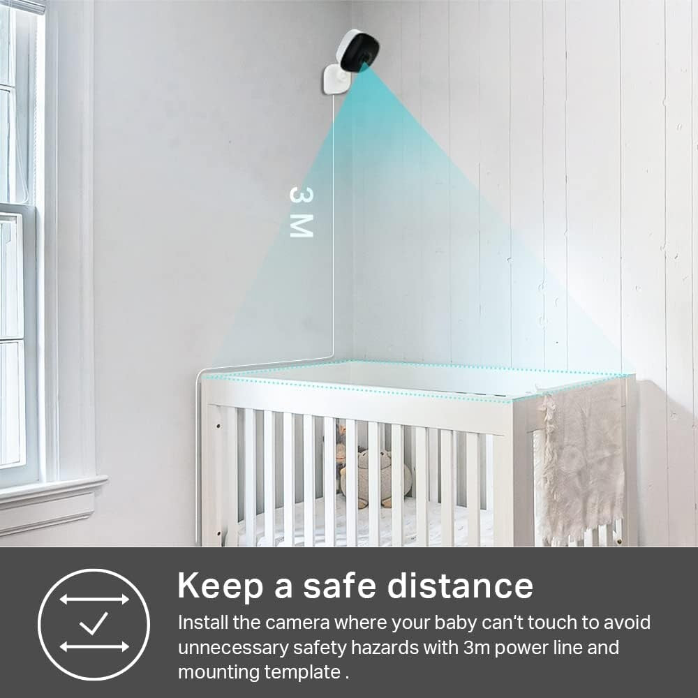 QHD Kasa Smart 2K Indoor Camera PersonBaby CryingMotion Detection 2way audio