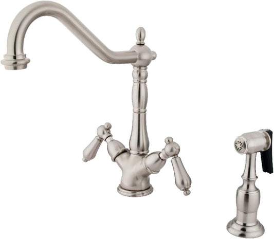 KS1238ALBS -STAIN Kingston Brass Heritage Deck Mount KitchenBrass Sprayer