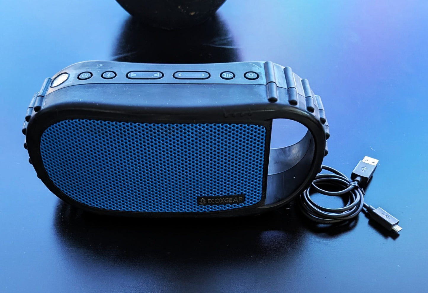 Ecoxgear EcoCarbon GDI‑EXCBN200 Bluetooth Speaker IP68 Blue 16W Power Bank