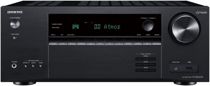 Onkyo TX-NR6050 7.2 Channel 90W A/V Receiver