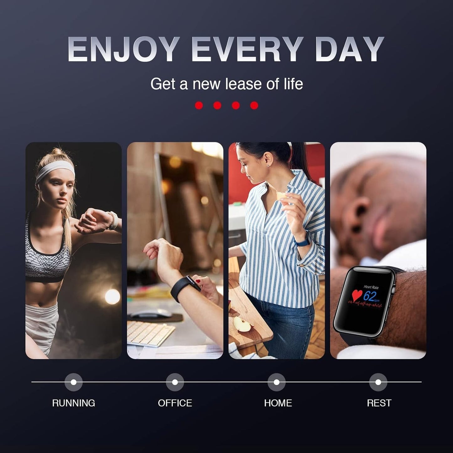 Tseriact Compatible Apple Watch Series 4 40mm Screen External Glass is Dama