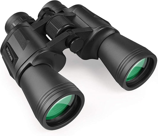 RONHAN BLACK 20x50 Binoculars Compact HD ProCarrying Strap Waterproof