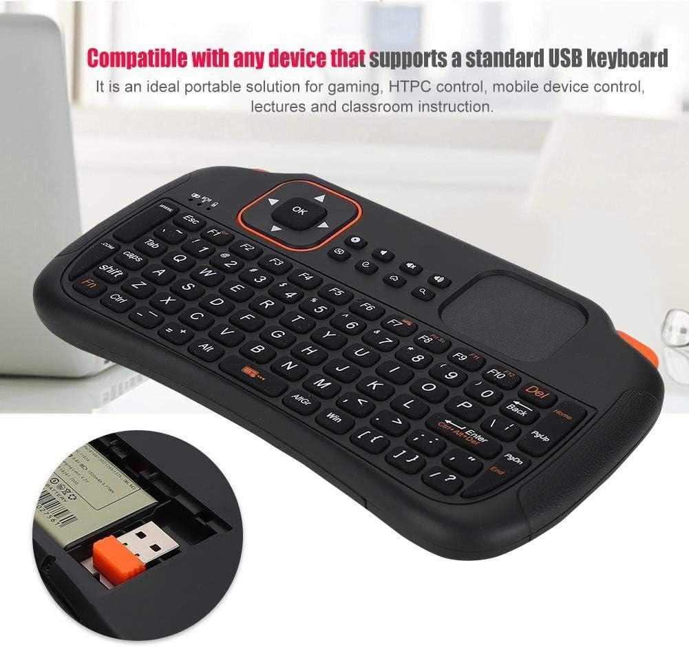 Zopsc 83‑Key Mini Keyboard Touchpad 2.4G Wireless Android/PC Remote