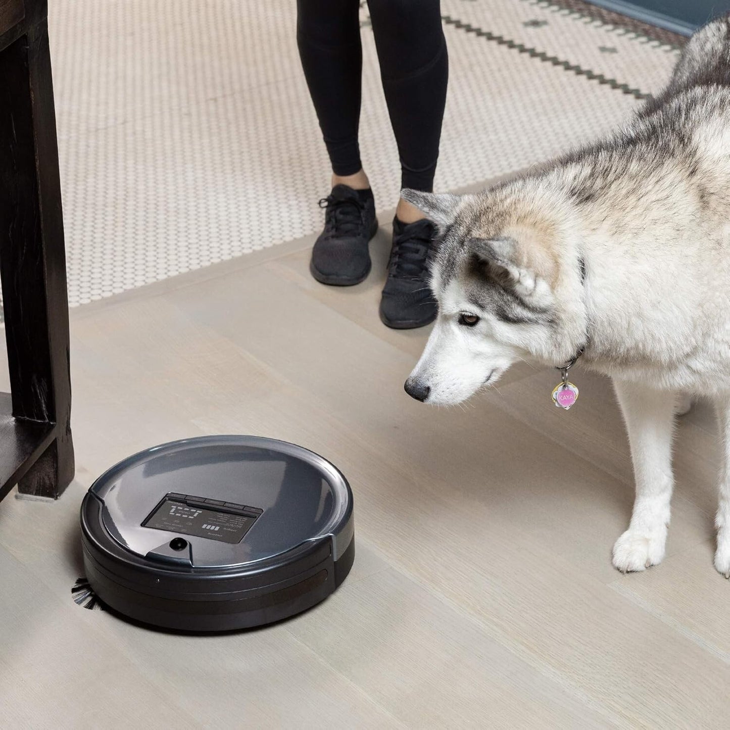 bObsweep PetHair Plus Robotic Vacuum Cleaner Mop Charcoal