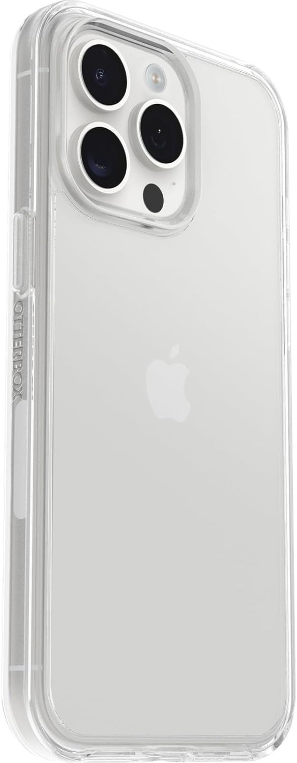 iPhone 15 Pro Max Symmetry Clear Case – Slim, Wireless Charging, Raised Edges