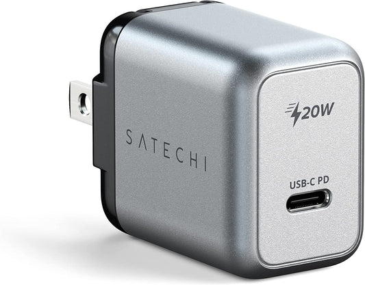20W USB Satechi C PD Wall Charger Supports Power Delivery
