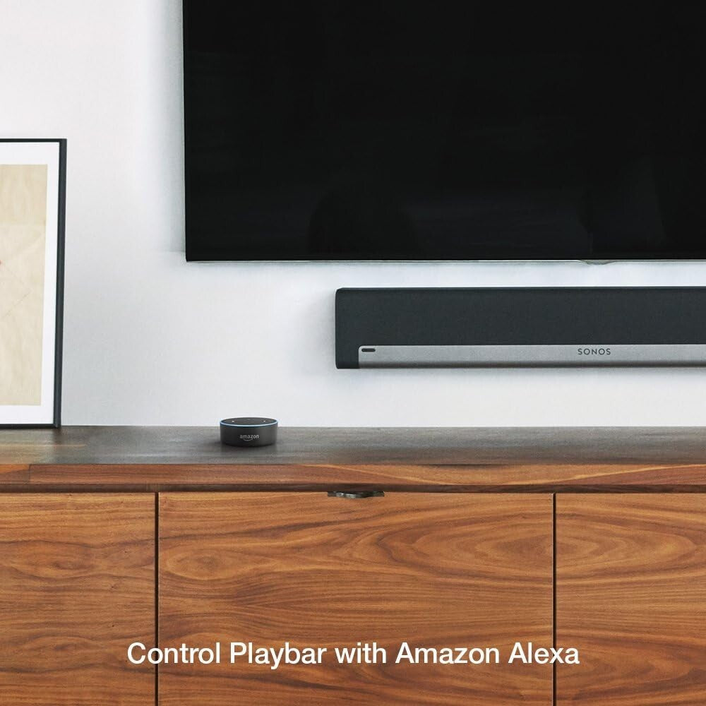 Sonos Playbar Wireless Soundbar with Wall Mount Kit - Black