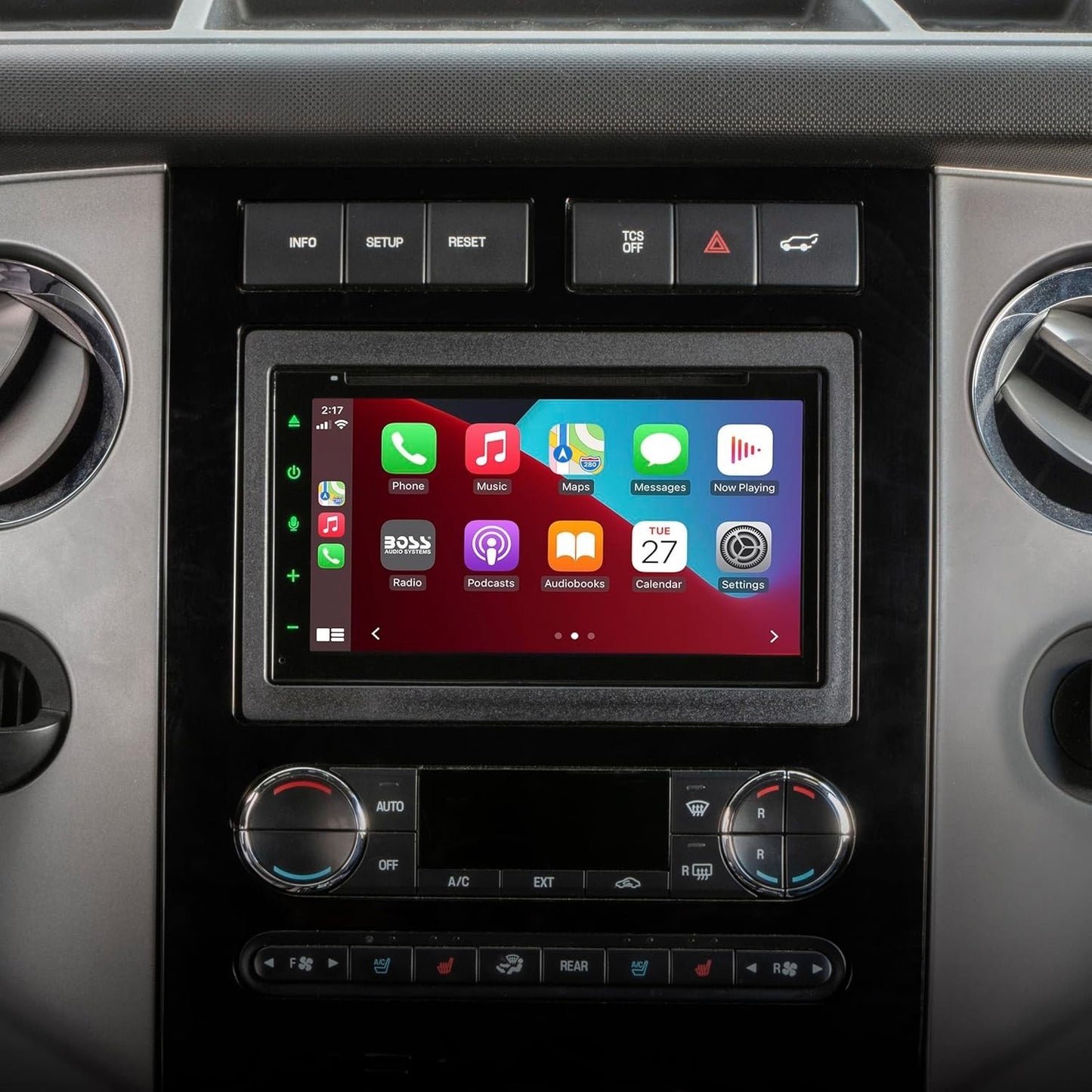 Scosche FD3090B Dash Kit – Double or Single DIN w/ Pocket, 1995‑2016 Ford & More