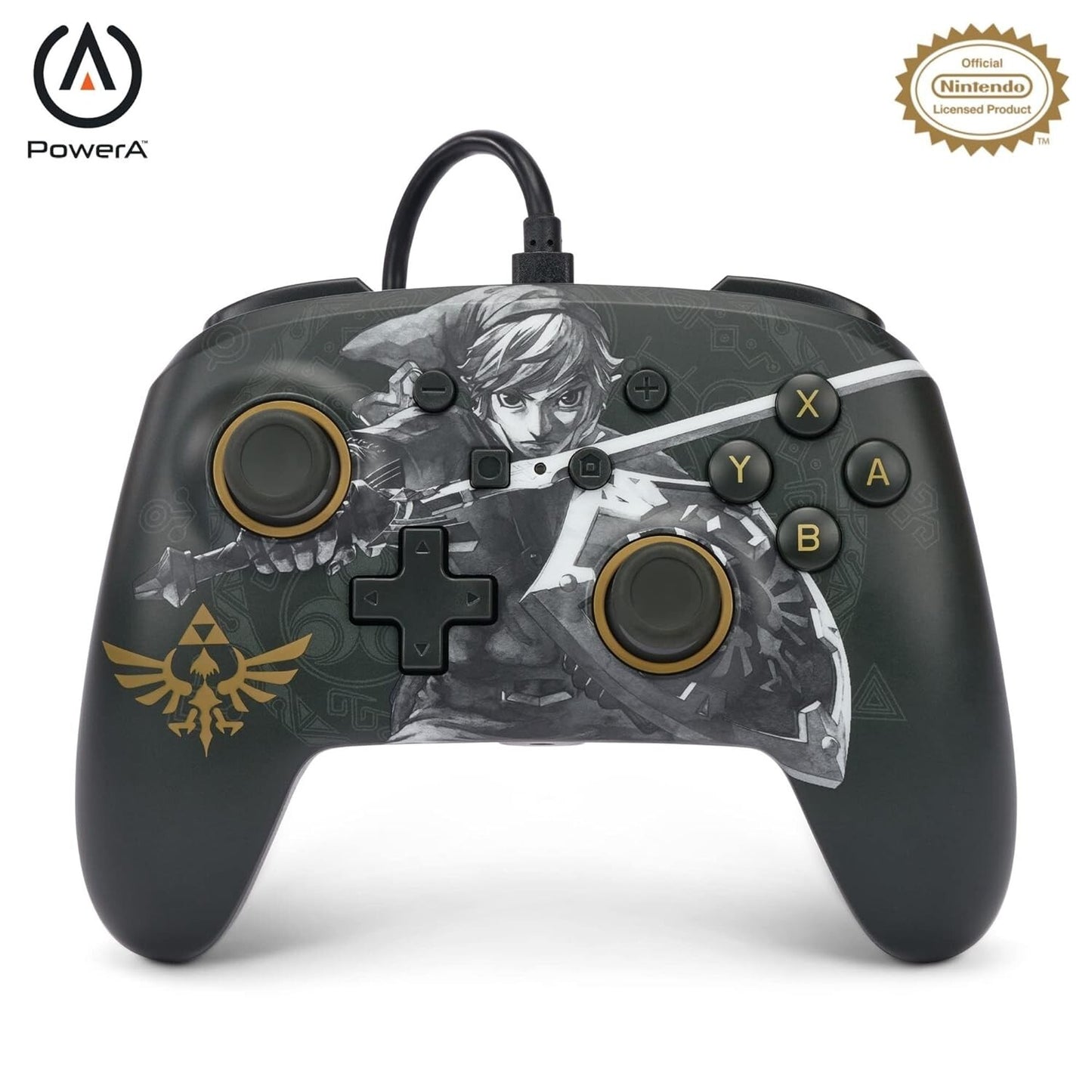 PowerA Enhanced Wired Controller Nintendo Switch BattleReady Link Gamepad