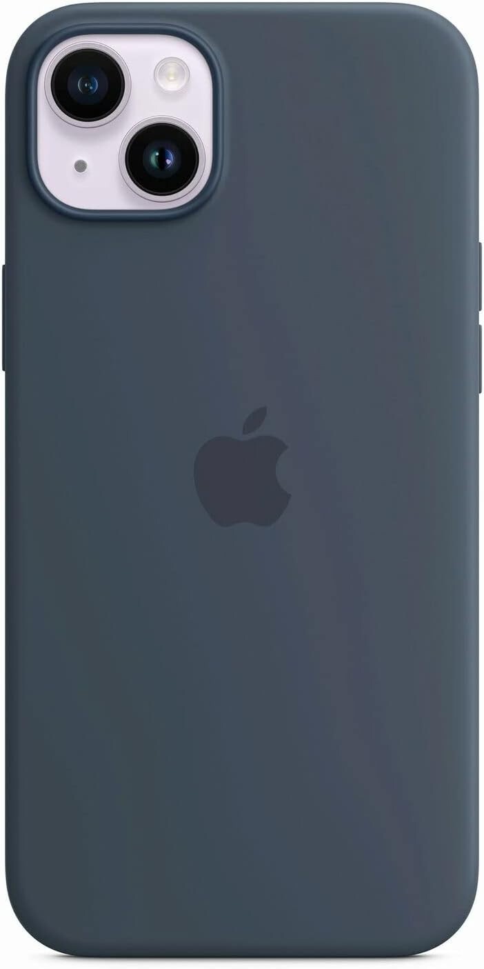 Apple iPhone 14 Plus Silicone MagSafe Storm Blue