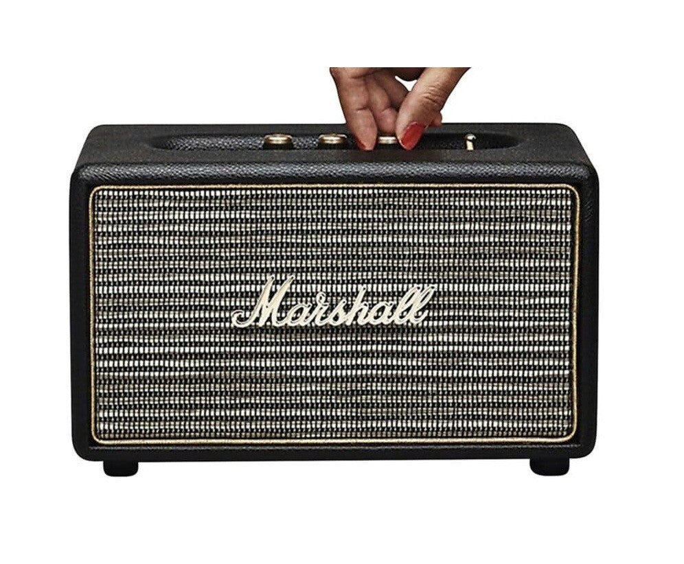 Marshall Acton Bluetooth Speaker Bass / Treble Controls AUX  W3829 Black