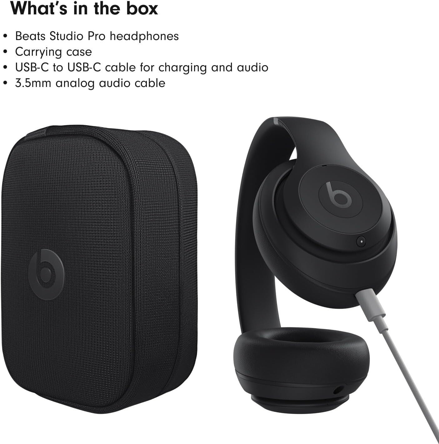 Beats Studio Pro Wireless Bluetooth Noise Cancelling Headphones w AppleCare
