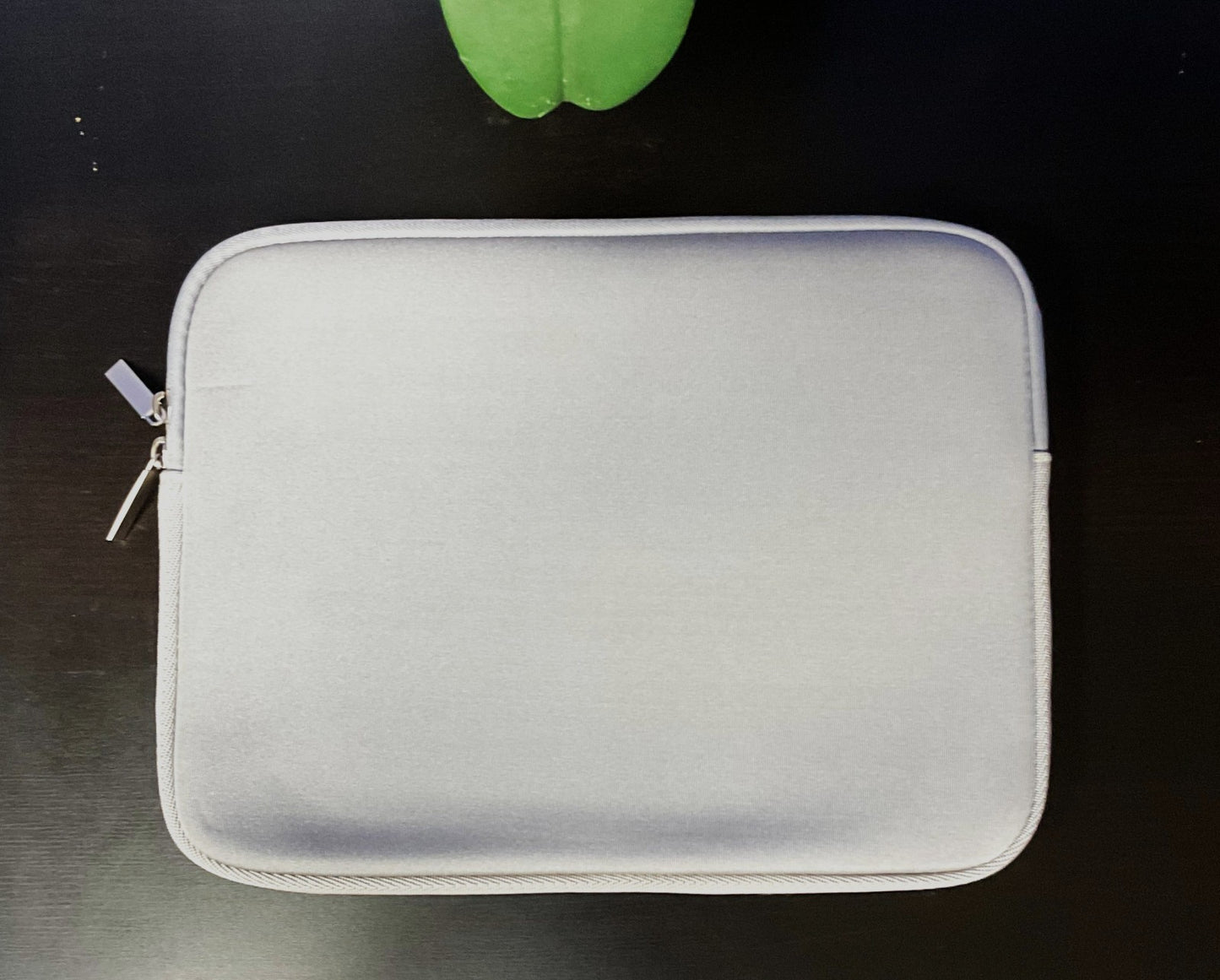 2PC Sleeve Laptop 12" x 9.25" Padded Silver Case / Sleeve Neoprene Bag + Pouch