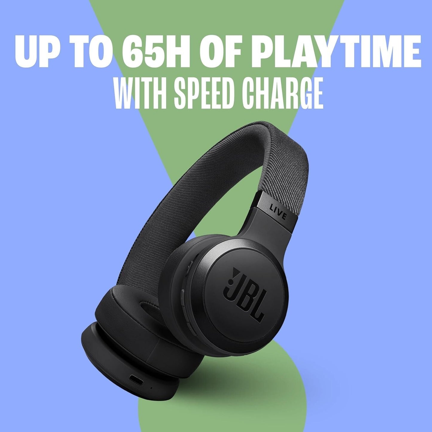 JBL 675NC Live Wireless On Ear Headphones Adaptive Noise Cancelling