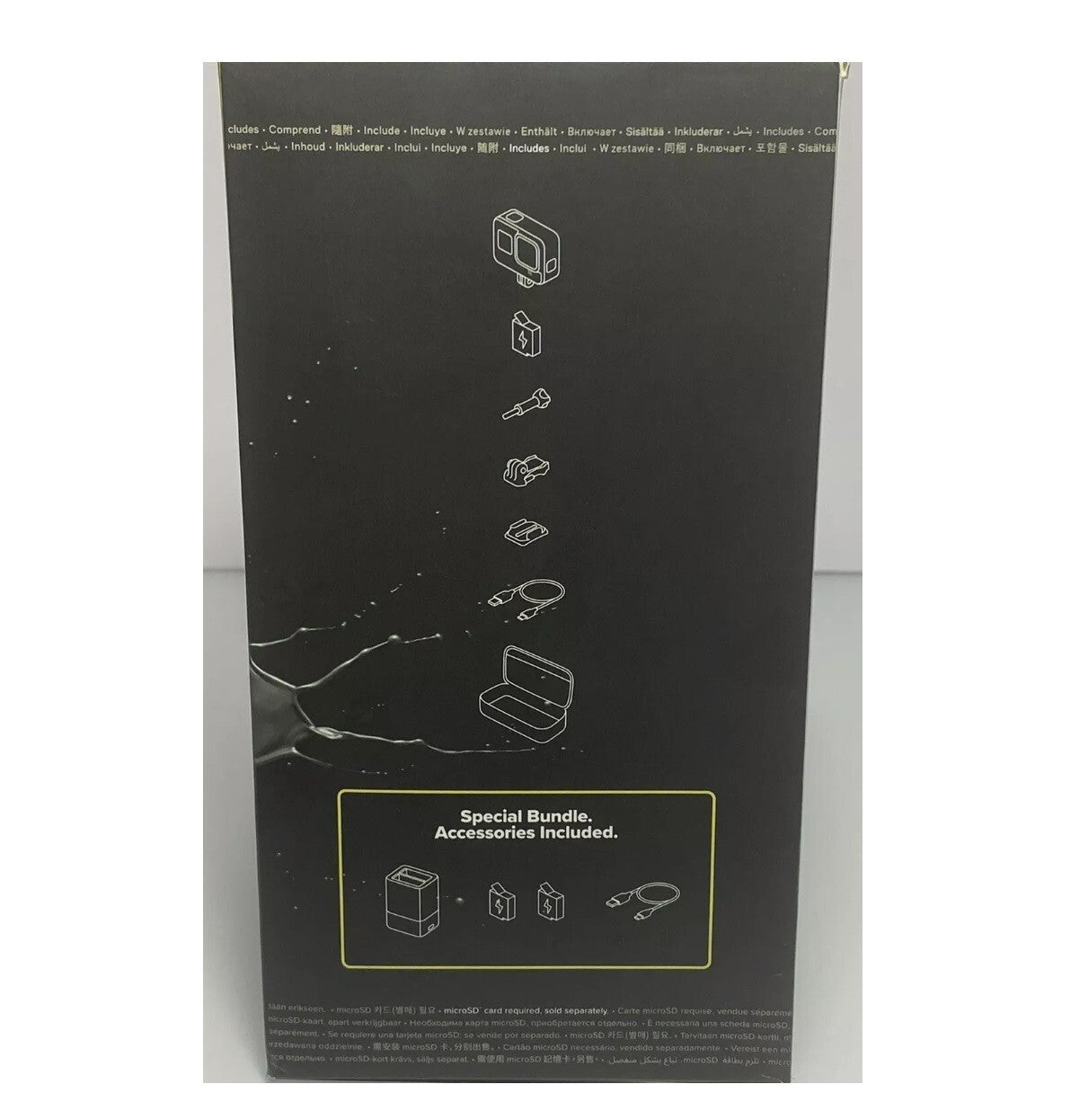 NEW HERO8 GoPro Black Action Camera Bundle Dual Battery Charger