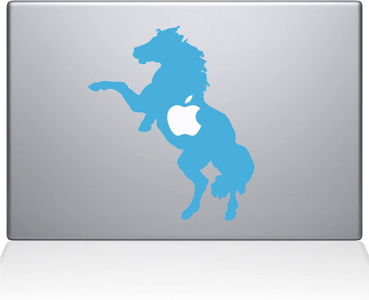 Decal Guru Bucking Horse Decal Vinyl Sticker13 MacBook Pro 0158-MAC-13X-LB