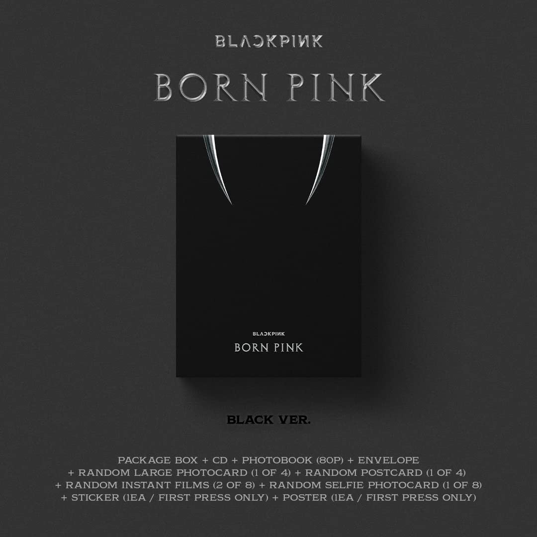 BLACKPINK Born Pink Standard CD Box Set Version B Black