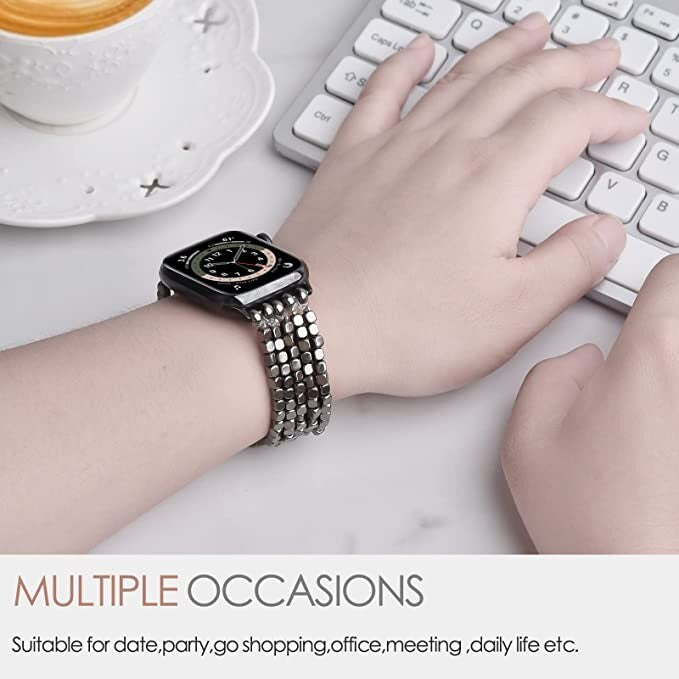 MOFREE Compatible Apple Watch Band 41mm 40mm38mm Series 7 6 SE 5 Women Brac