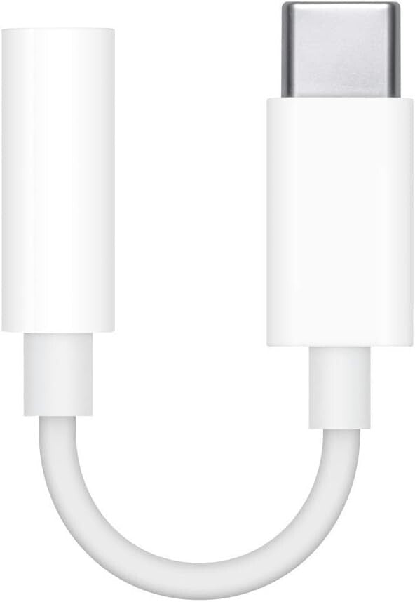 Apple Jack Adapter: USB-C to Headphones (3.5mm), PC, Cell Phone, Male-to-Female