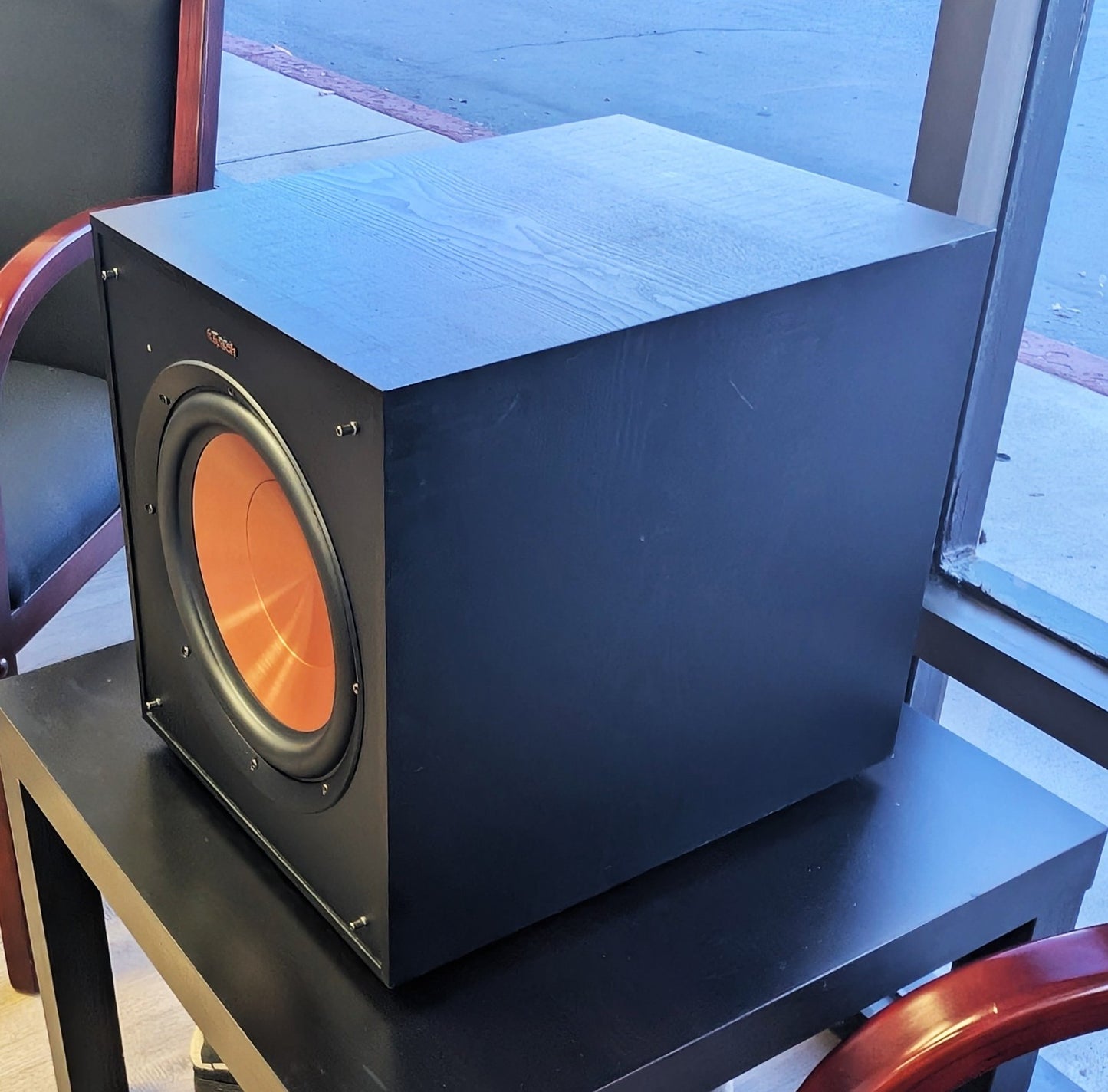 Klipsch R-100SW 10" Subwoofer – Deep Bass, All-Digital Amp, Black