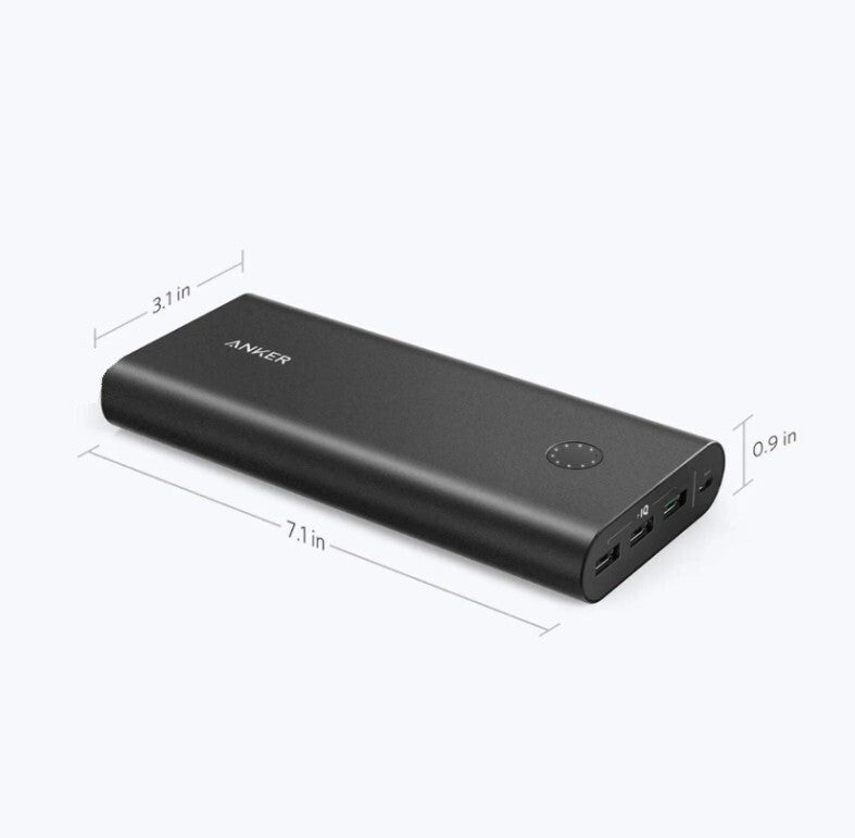 ANKER 26800 PowerCore mah Portable Charger Qualcomm QC Black