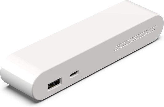 Scosche BLPEWT-SP 30W Dual USB Power Endcap for BaseLynx Charging Station, White