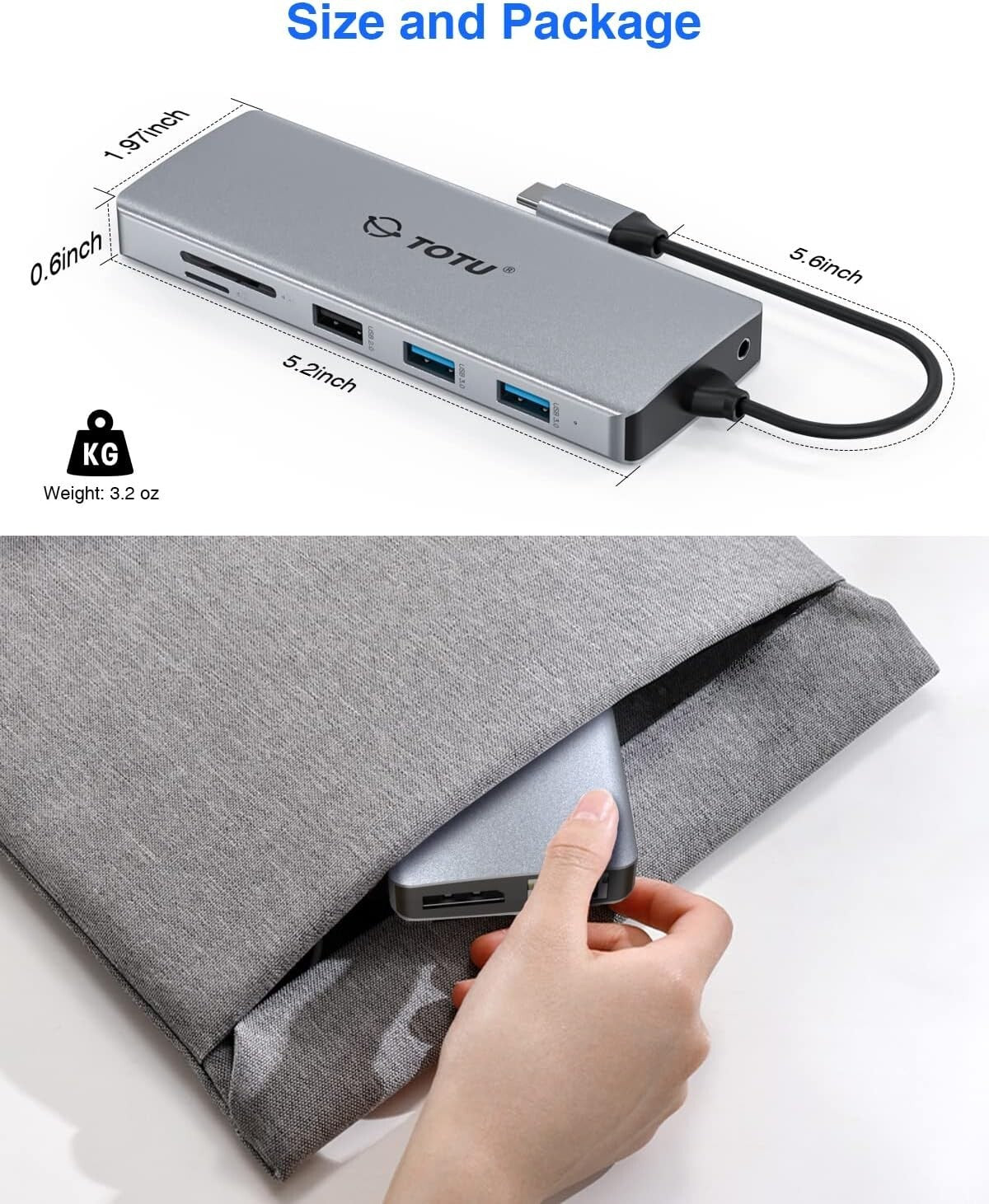 TOTU USB C Hub WindowsMacBook Pro C System macOS only Support Mirror