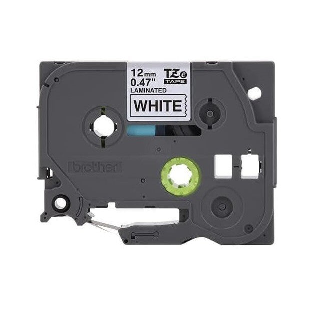 TZE231 Brother Black Print on White Laminated Tape Ptouch Label Maker