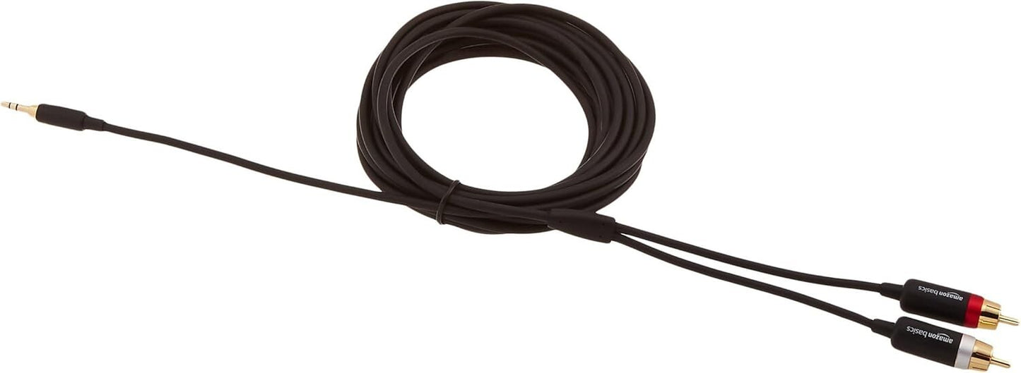 RCA Amazon Basics 35 Aux To 2 X Adapters Audio Cable Amplifiers Active