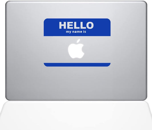 Decal Guru Name Tag MacBook Decal Vinyl Sticker 13 MacBook Pro