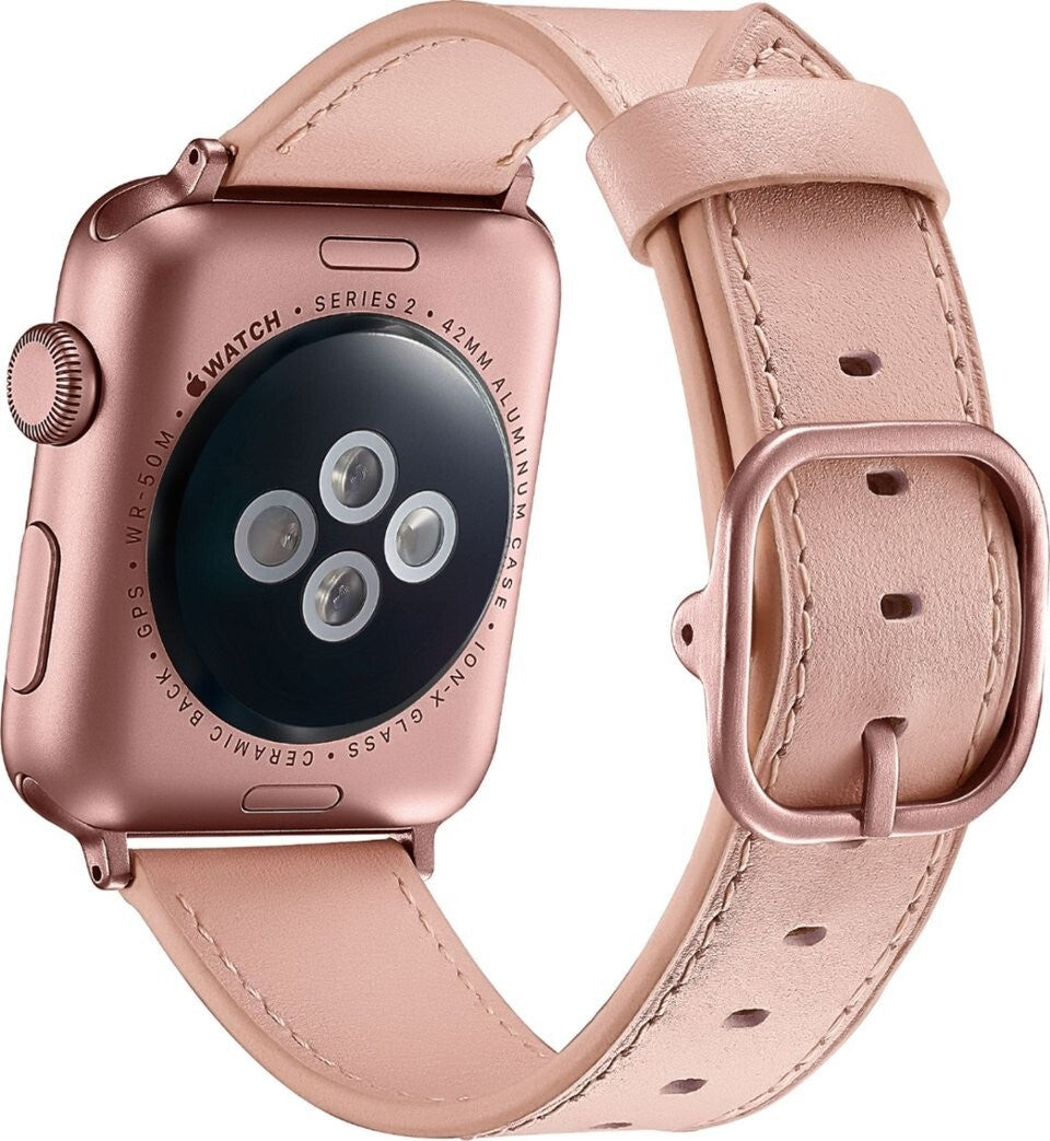 PT-AWB42PL Platinum Leather Band 42mm 44mm Pink