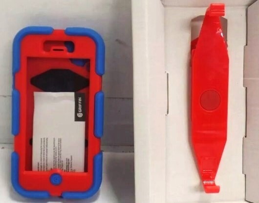 Griffin Survivor iphone 55s Justice League Superman w Belt Clip Open