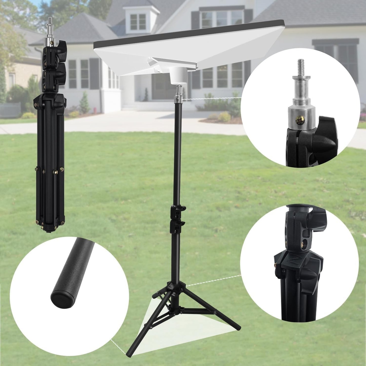 Starlink Mini Mount Tripod Aluminum Alloy Stand Stable Portable for Connectivity
