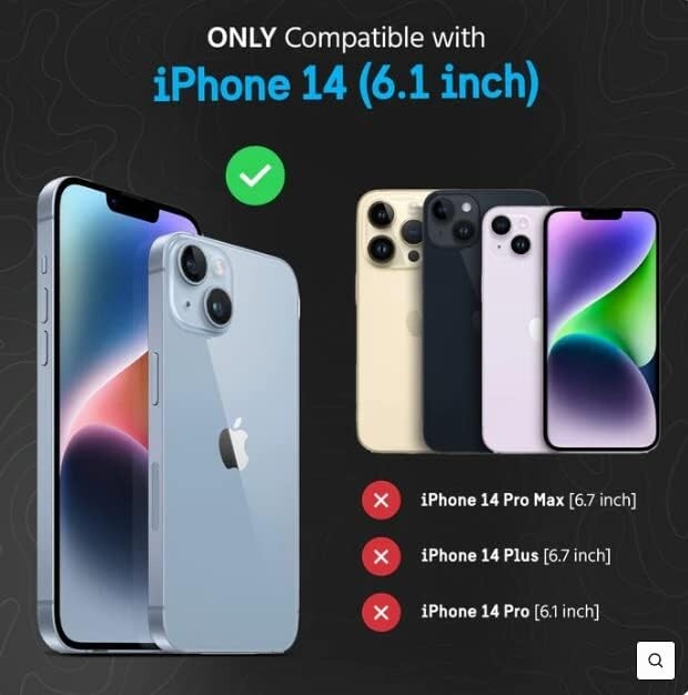 Pelican Protection Pack Clear Magsafe Lens Screen Protector iPhone 13
