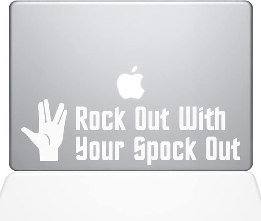 Decal Guru Rock Out Spock Decal Vinyl Sticker 13 MacBook Pro